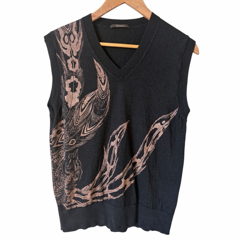 Horiyoshi the Third Wool Silk Cashmere Sweater Vest Size L Men's Unisex